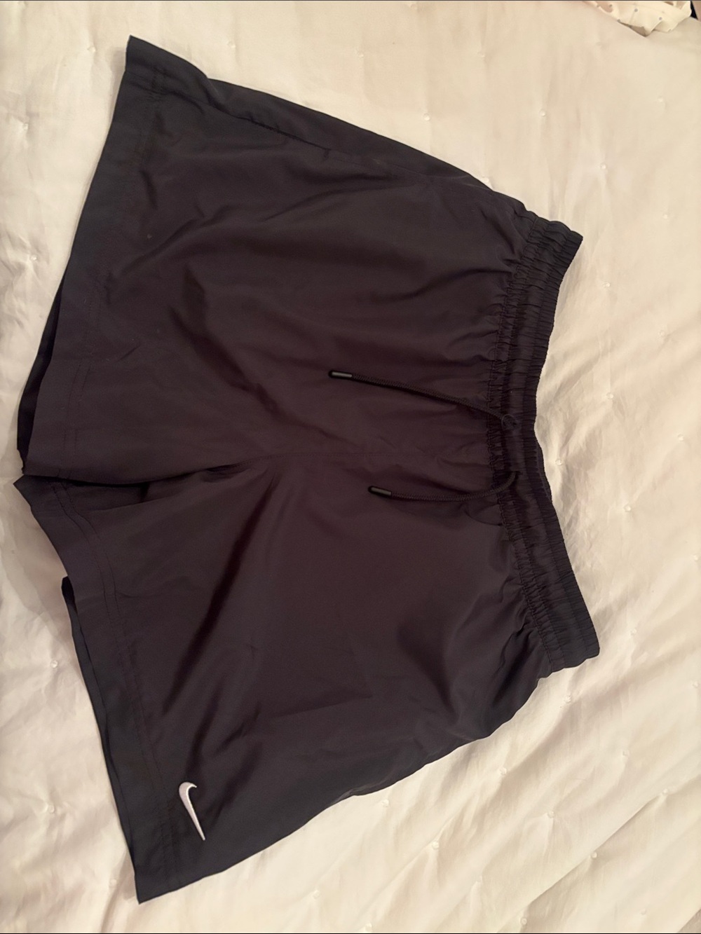 Nike Women’s Black Athletic Running Shorts with Drawstring